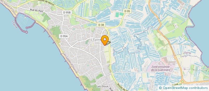 localisation de l'entreprise SCI LA VERSION  L'EPINE