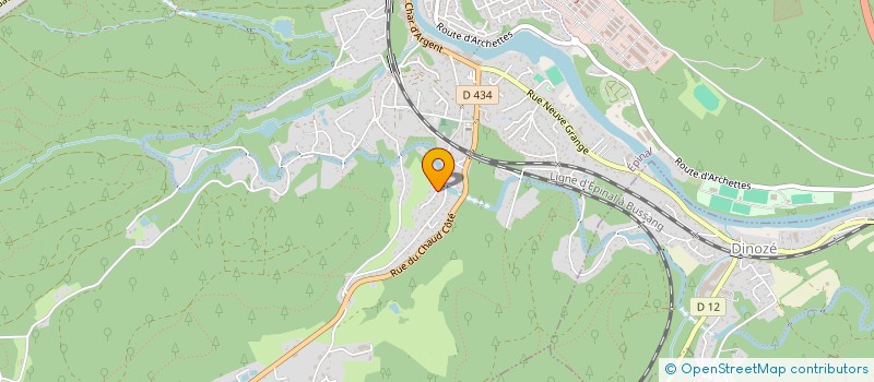 localisation de l'entreprise SCI LA VERTE COLLINE à EPINAL