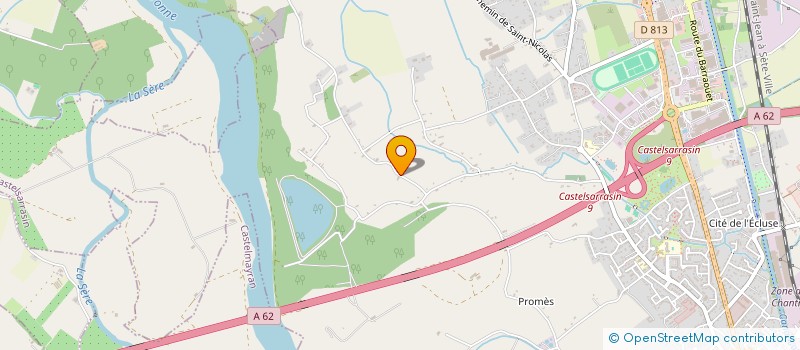 localisation de l'entreprise SCI LA VERTE FEUILLE  CASTELSARRASIN