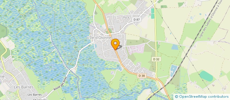 localisation de l'entreprise SCI LA VERTONNE à L'ILE-D'OLONNE