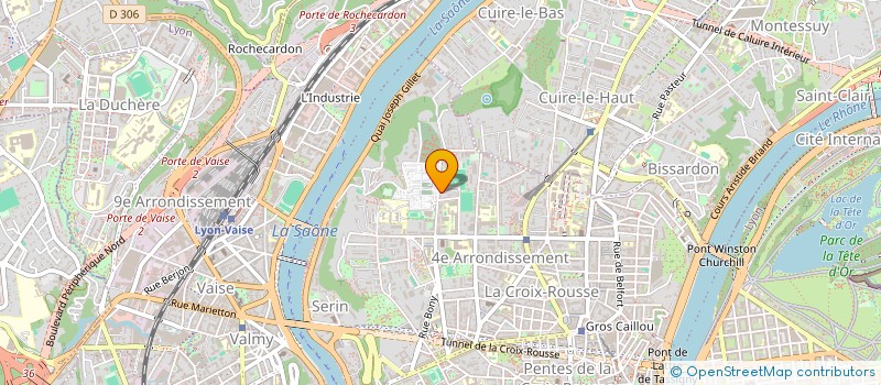 localisation de l'entreprise SCI LA VEVRE  LYON