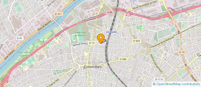 localisation de l'entreprise SCI LA VEZERE à COLOMBES