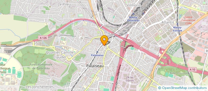 localisation de l'entreprise SCI LA VHERNES à PALAISEAU