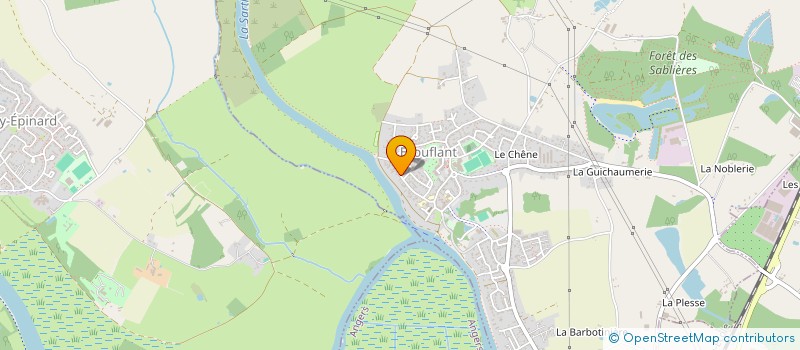 localisation de l'entreprise SCI LA VICARDIERE  ECOUFLANT