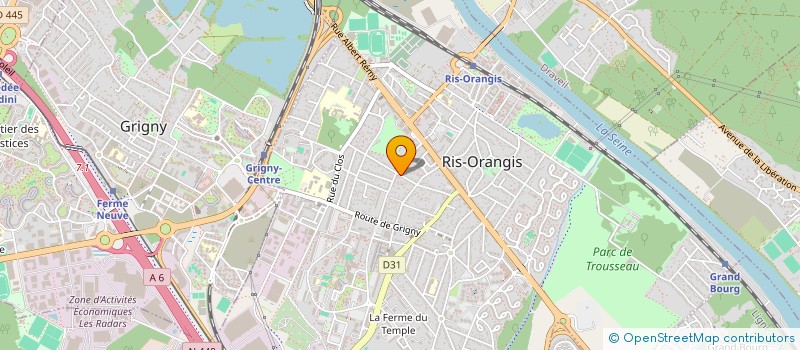 localisation de l'entreprise SCI LA VICOMTE à RIS-ORANGIS