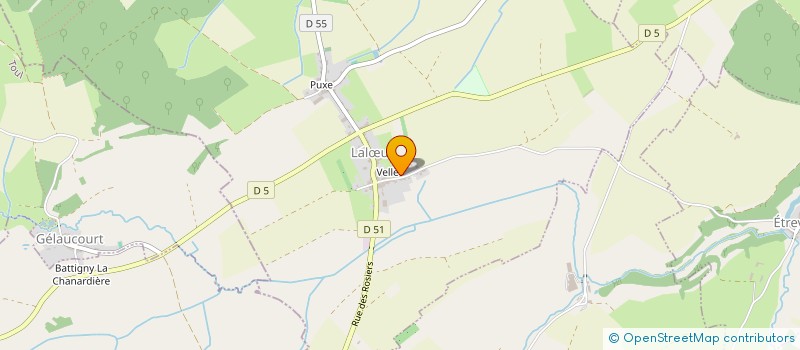 localisation de l'entreprise SCI LA VICQUERIE  LALUF