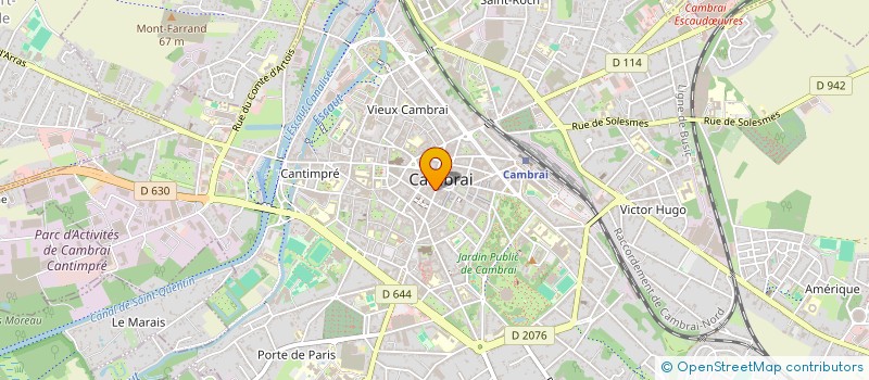 localisation de l'entreprise SCI LA VICTOIRE  CAMBRAI