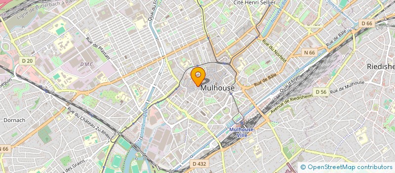 localisation de l'entreprise SCI LA VICTOIRE  MULHOUSE