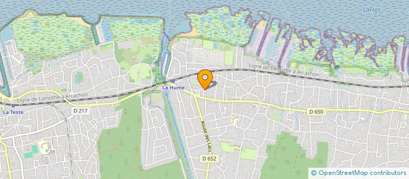 localisation de l'entreprise SCI LA VICTOIRE  LE TEICH