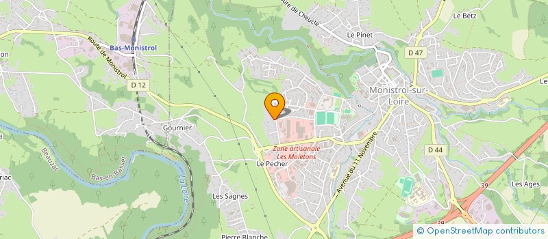 localisation de l'entreprise SCI LA VICTOIRE  MONISTROL-SUR-LOIRE