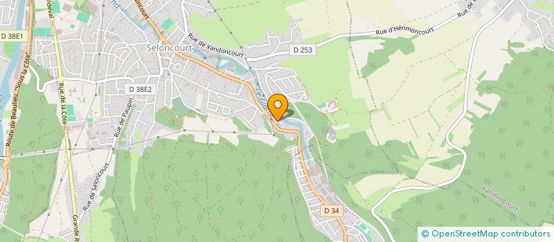 localisation de l'entreprise SCI LA VICTORINE  SELONCOURT