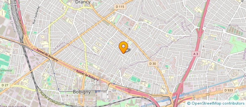 localisation de l'entreprise SCI LA VIDA II à DRANCY