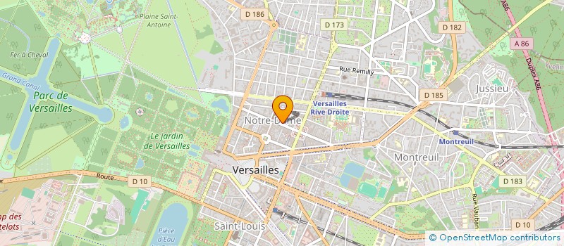localisation de l'entreprise SCI LA VIDELOUIERE-LEBREC à VERSAILLES