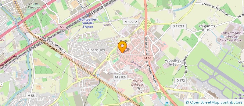 localisation de l'entreprise SCI LA VIDOURLUNE  MAUGUIO