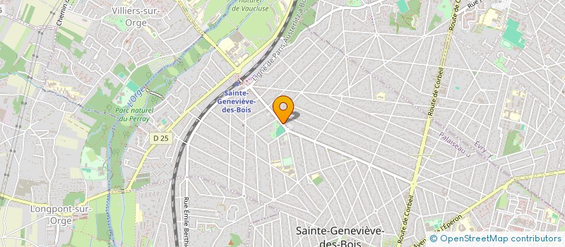 localisation de l'entreprise SCI LA VIE 3 à SAINTE-GENEVIEVE-DES-BOIS