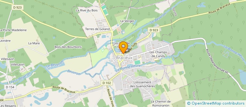 localisation de l'entreprise SCI LA VIE D'ANGE  BRACIEUX