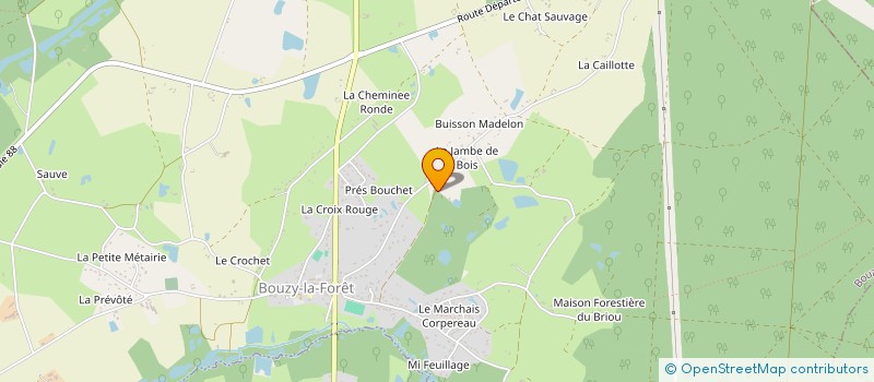 localisation de l'entreprise SCI LA VIE EN ROSE à BOUZY-LA-FORET
