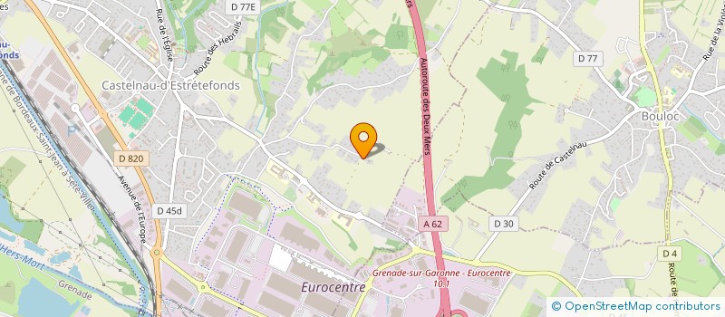 localisation de l'entreprise SCI LA VIE EN ROSE  CASTELNAU-D'ESTRETEFONDS