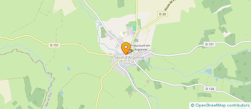 localisation de l'entreprise SCI LA VIE EST BELLE  SEUIL-D'ARGONNE