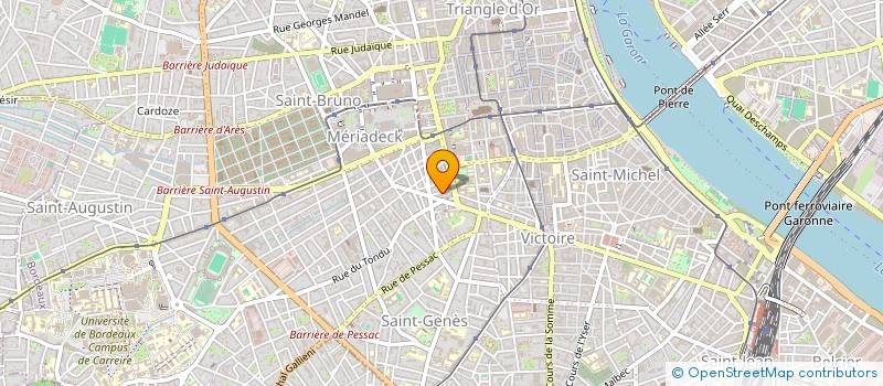 localisation de l'entreprise SCI LA VIE EST BELLE  BORDEAUX