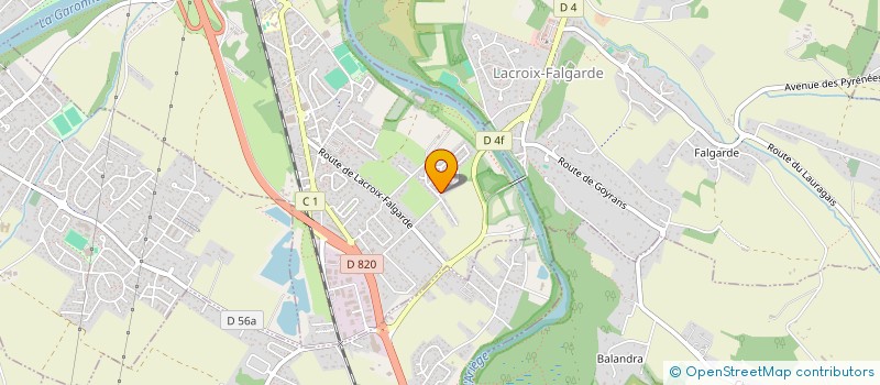 localisation de l'entreprise SCI LA VIEILLE BERGERIE  PINSAGUEL