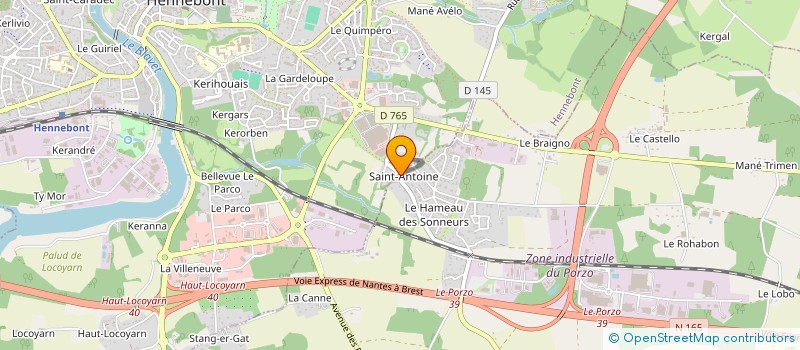 localisation de l'entreprise SCI LA VIEILLE CHAPELLE  SAINTE HELENE