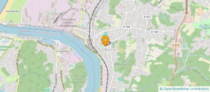 localisation de l'entreprise SCI LA VIEILLE DOUANE  BOUCAU