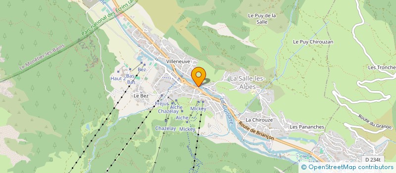 localisation de l'entreprise SCI LA VIEILLE FERME II  LA SALLE