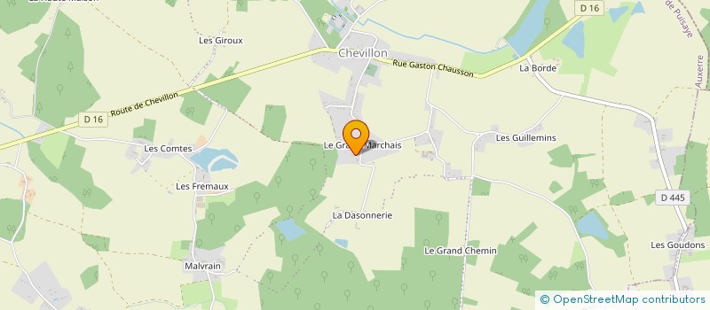 localisation de l'entreprise SCI LA VIEILLE FERTE à CHARNY OREE DE PUISAYE