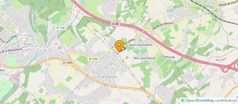 localisation de l'entreprise SCI LA VIEILLE FONDERIE  CHARNECLES