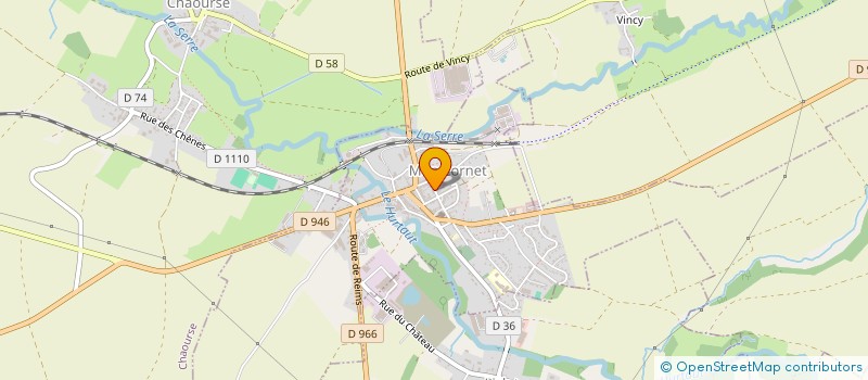 localisation de l'entreprise SCI LA VIEILLE FRANCE  MONTCORNET