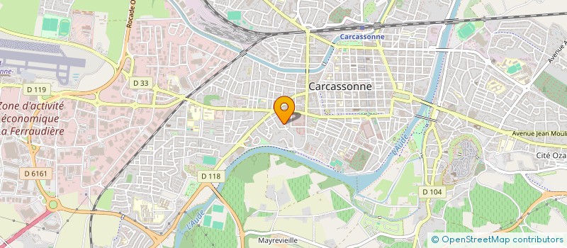 localisation de l'entreprise SCI LA VIEILLE GARE à CARCASSONNE