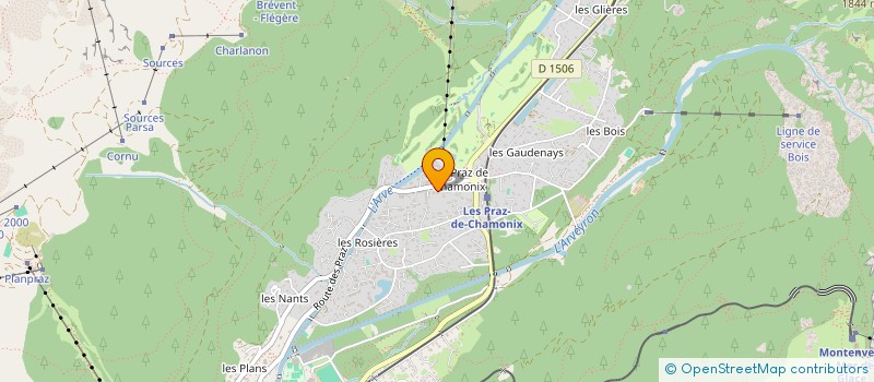 localisation de l'entreprise SCI LA VIEILLE MAISON à CHAMONIX-MONT-BLANC
