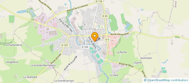 localisation de l'entreprise SCI LA VIEILLE MAISON  GORRON