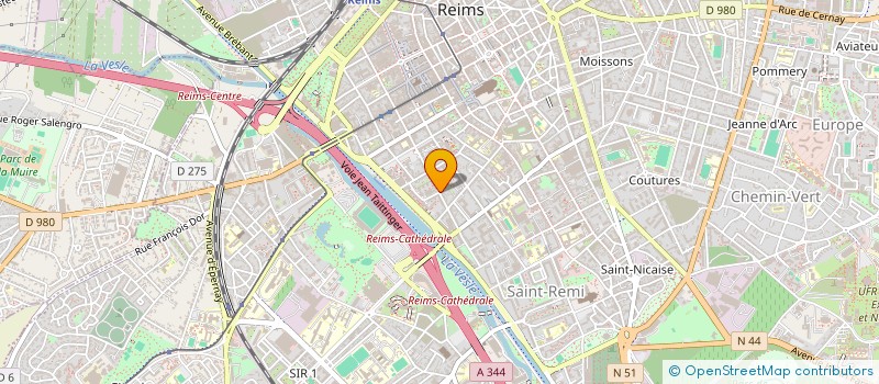 localisation de l'entreprise SCI LA VIELETTE  REIMS