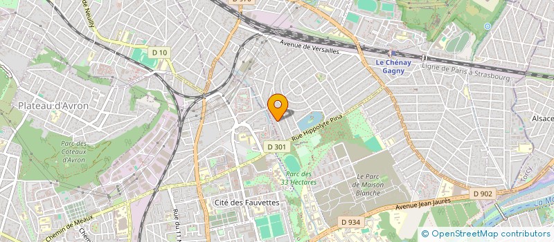 localisation de l'entreprise SCI LA VIENNOISE  GAGNY