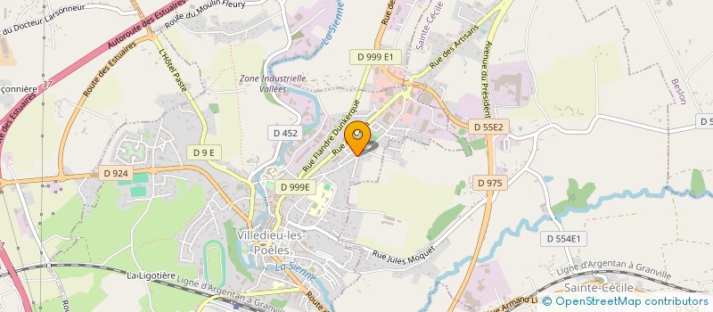 localisation de l'entreprise SCI LA VIERGE  VILLEDIEU-LES-POELES-ROUFFIGNY