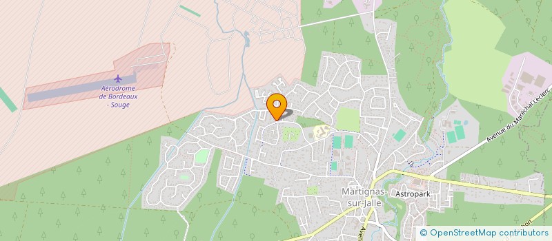 localisation de l'entreprise SCI LA VIERGE  MARTIGNAS-SUR-JALLE