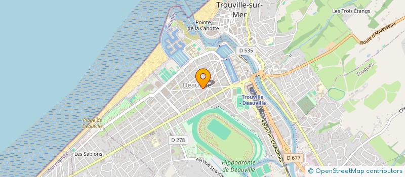 localisation de l'entreprise SCI LA VIERGE LE RETOUR à DEAUVILLE