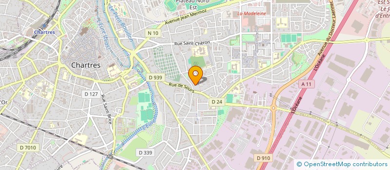 localisation de l'entreprise SCI LA VIERGE NOIRE à CHARTRES