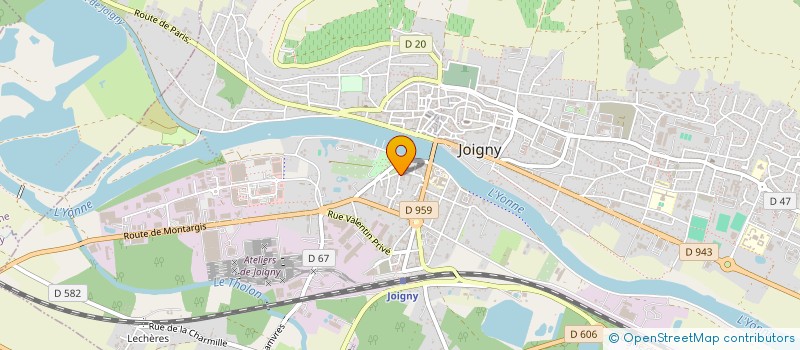 localisation de l'entreprise SCI LA VIGIE à JOIGNY