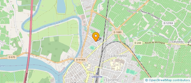 localisation de l'entreprise SCI LA VIGIE  LIBOURNE