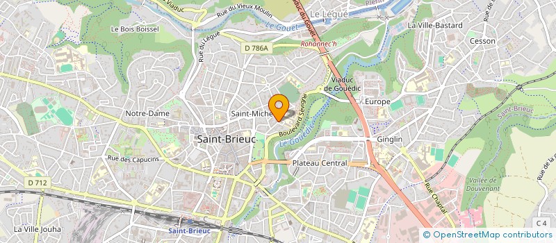 localisation de l'entreprise SCI LA VIGIE à SAINT-BRIEUC