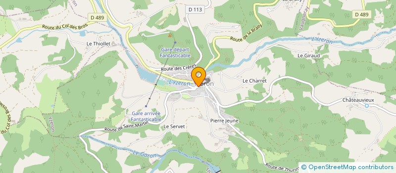 localisation de l'entreprise SCI LA VIGIE  YZERON