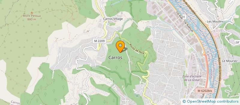 localisation de l'entreprise SCI LA VIGNASSO à CARROS