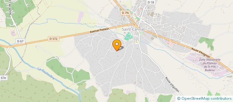 localisation de l'entreprise SCI LA VIGNE  SAINT-CANNAT