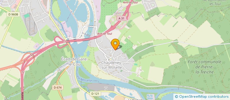 localisation de l'entreprise SCI LA VIGNE  CHAUDENEY-SUR-MOSELLE