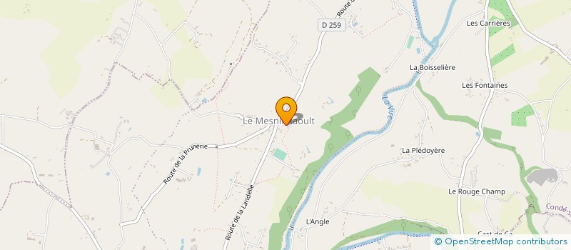 localisation de l'entreprise SCI LA VIGNE  MOYON VILLAGES