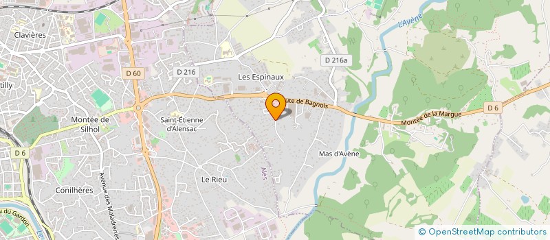 localisation de l'entreprise SCI LA VIGNE AUX LOUPS  SAINT-PRIVAT-DES-VIEUX