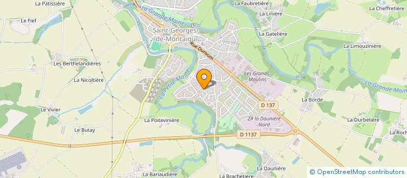 localisation de l'entreprise SCI LA VIGNE DES LANDES à MONTAIGU-VENDEE